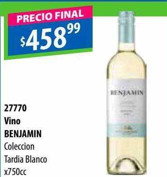 Micropack Vino benjamin oferta