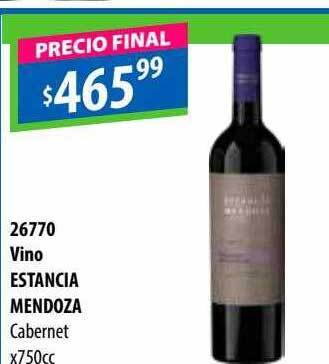 Micropack Vino estancia mendoza oferta