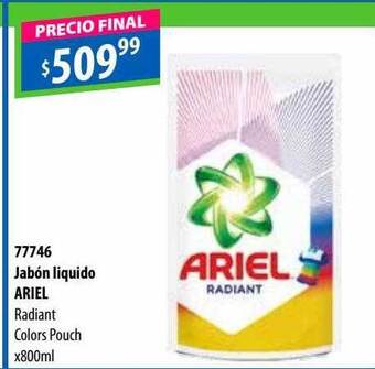 Micropack Jabon liquido ariel oferta