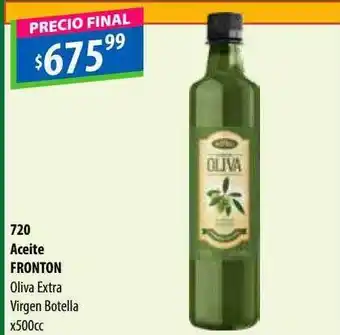 Micropack Aceite fronton oliva extra virgen botella oferta