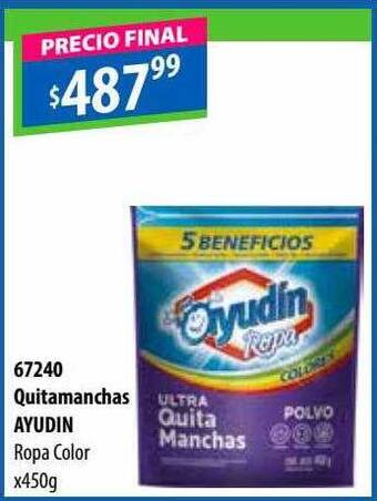 Micropack Quitamanchas ayudin oferta