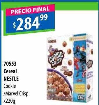 Micropack Cereal nestle cookie-marvel crisp oferta