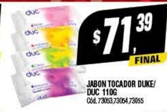 Supermercados Yaguar Jabon Tocador Duke/Duc 110g oferta