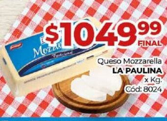 Diarco La Paulina Queso Mozzarella oferta