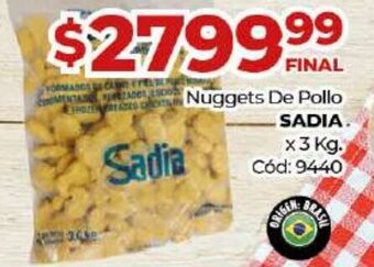 Diarco Sadia Nuggets de Pollo oferta