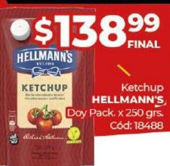 Diarco Hellmann's Ketchup oferta