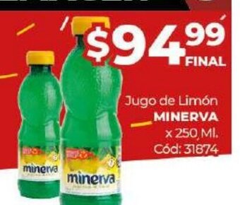 Diarco Minerva Jugo de Limón oferta