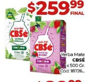 Diarco CBSé Yerba Mate oferta