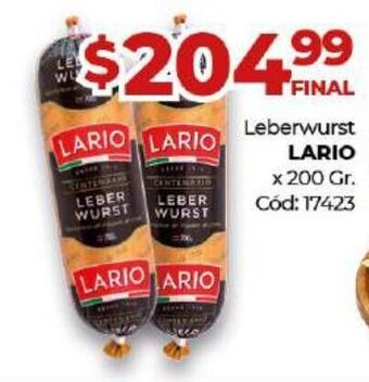Diarco Lario Leberwurst oferta