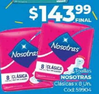 Diarco Nosotras Toallas oferta