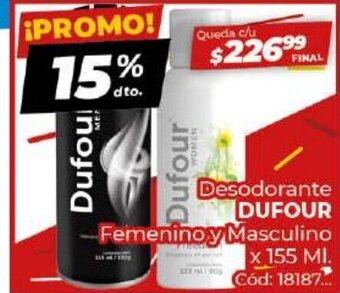 Diarco Dufour Desodorante oferta