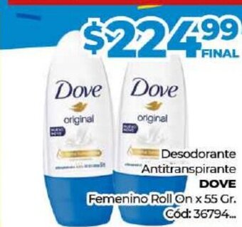 Diarco Dove Desodorante Antitranspirante oferta