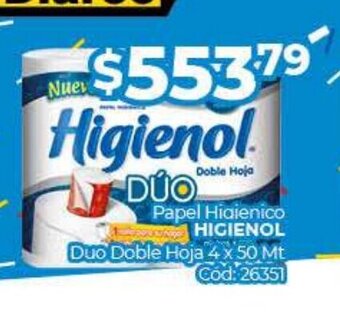Diarco Higienol Papel Higiénico oferta