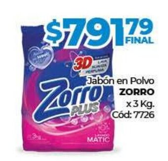 Diarco Zorro Jabón en Polvo oferta