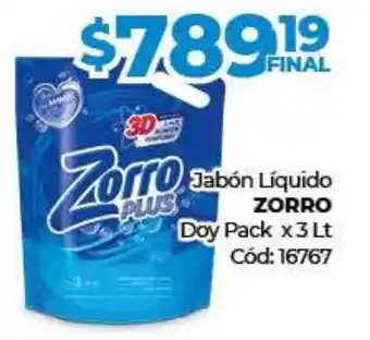 Diarco Zorro Jabón Liquido oferta