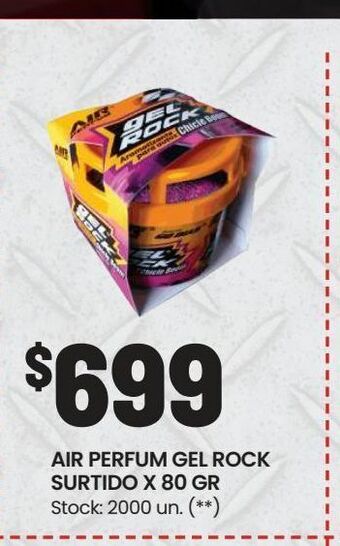 Changomas Air perfum gel rock surtido x 80 gr oferta