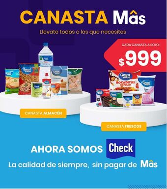 Changomas Canasta oferta