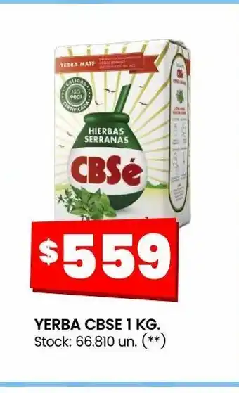Changomas Yerba cbse 1kg oferta