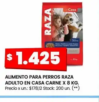 Changomas Alimento para perros raza x 8g oferta