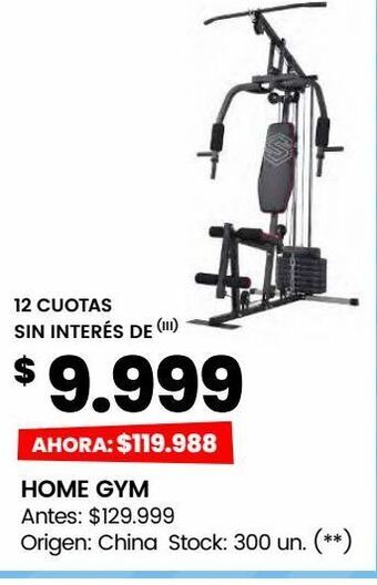 Changomas Home gym oferta