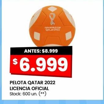 Changomas Pelota qatar 2022 licencia oficial oferta