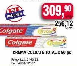 Maxiconsumo Crema colgate total oferta