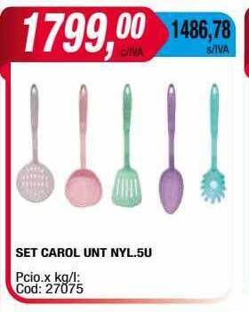 Maxiconsumo Set carol unt nyl oferta