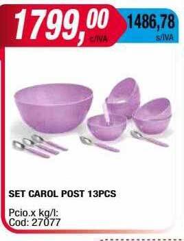 Maxiconsumo Set carol post 13pcs oferta