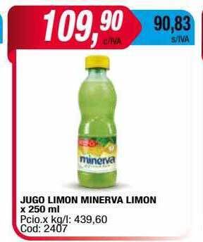 Maxiconsumo Jugo limon minerva limon oferta