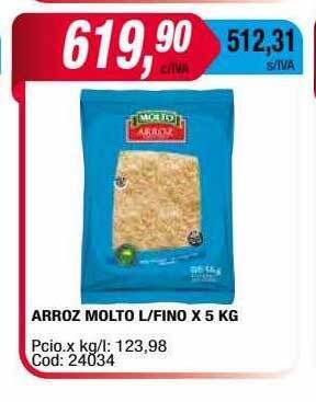 Maxiconsumo Arroz molto l fino oferta