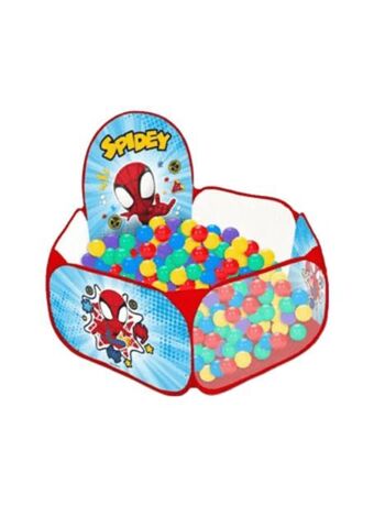 El Mundo del Juguete Casita pelotero infantil spidey 120 cm original marvel oferta