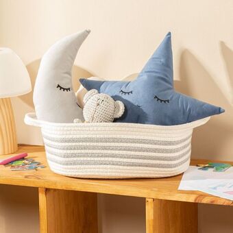 Arredo Contenedor rayado rectangular mediano oferta