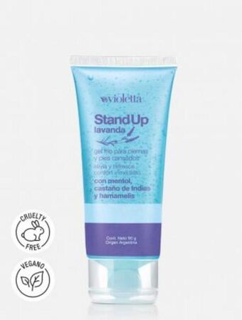 Gel frío para piernas y pies cansados stand up lavanda