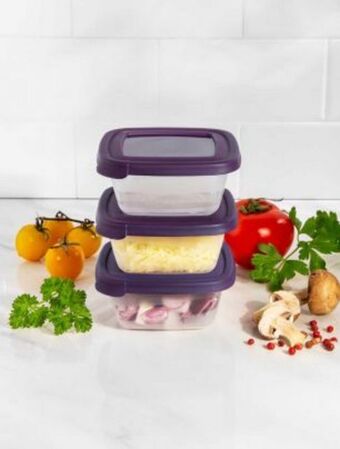 Violetta Fabiani Set contenedores x 3 250ml star cuisine línea keep uva oferta