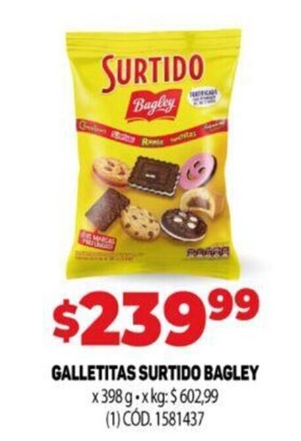 Makro Galletitas Surtido Bagley oferta