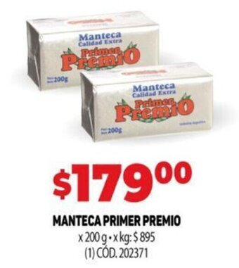 Makro Manteca Primer Premio oferta