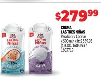 Makro Crema Las Tres Niñas oferta