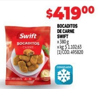 Makro Bocaditos de Carne Swift oferta