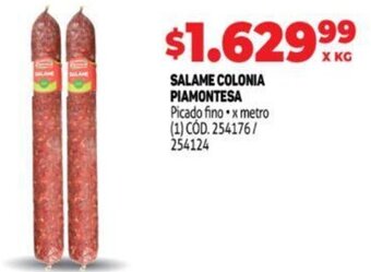 Makro Salame Colonia Piamontesa oferta