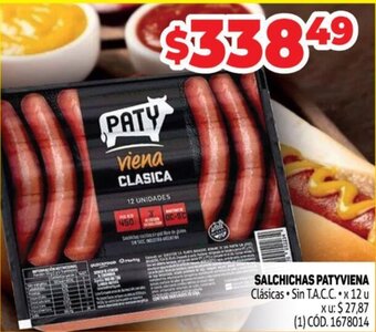 Makro Salchichas Patyviena oferta