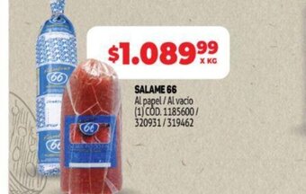 Makro Salame 66 oferta