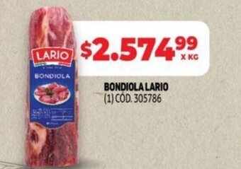 Makro Bondiola Lario oferta