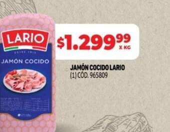 Makro Jamón Cocido Lario oferta