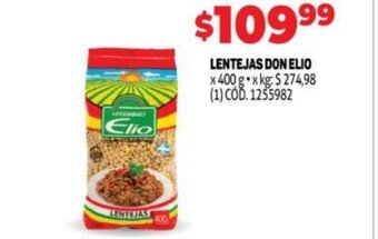 Makro Lentejas Don Elio oferta