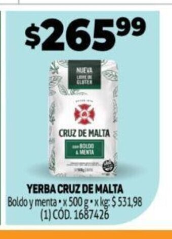 Makro Yerba Cruz de Malta oferta
