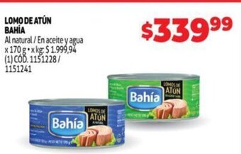 Makro Lomo de Atún Bahía oferta