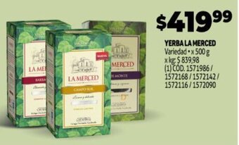 Makro Yerba La Merced oferta