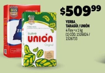 Makro Yerba Taragüi/ Unión oferta