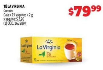 Makro Té La Virginia oferta
