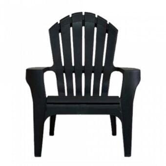 Tio Musa Banco de jardin plastico individual garden life miami negro oferta